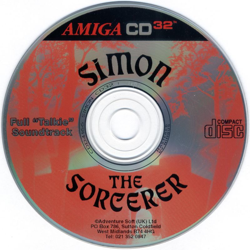 Media for Simon the Sorcerer (Amiga CD32)