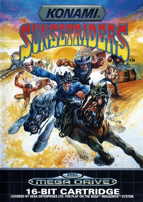 Front Cover for Sunset Riders (Genesis)