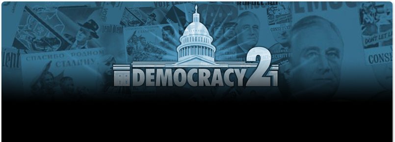 Front Cover for Democracy 2 (Windows) (Impulse release)