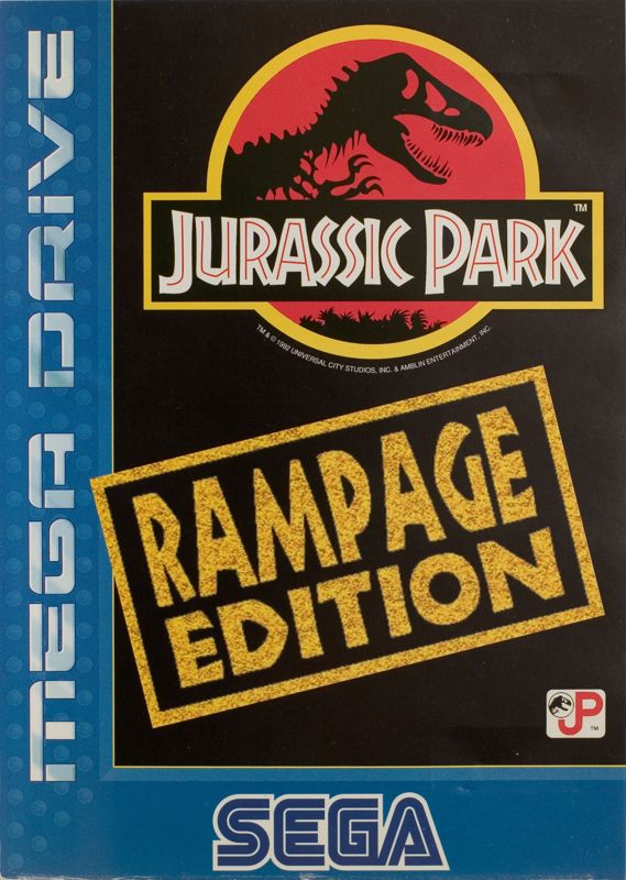 Front Cover for Jurassic Park: Rampage Edition (Genesis)