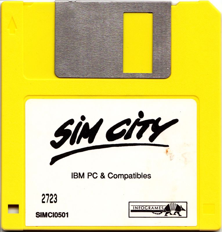 Media for SimCity De Luxe (DOS): Sim City Disk