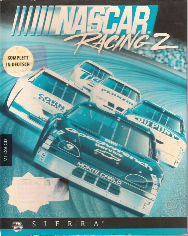 Front Cover for NASCAR Racing 2 (DOS)