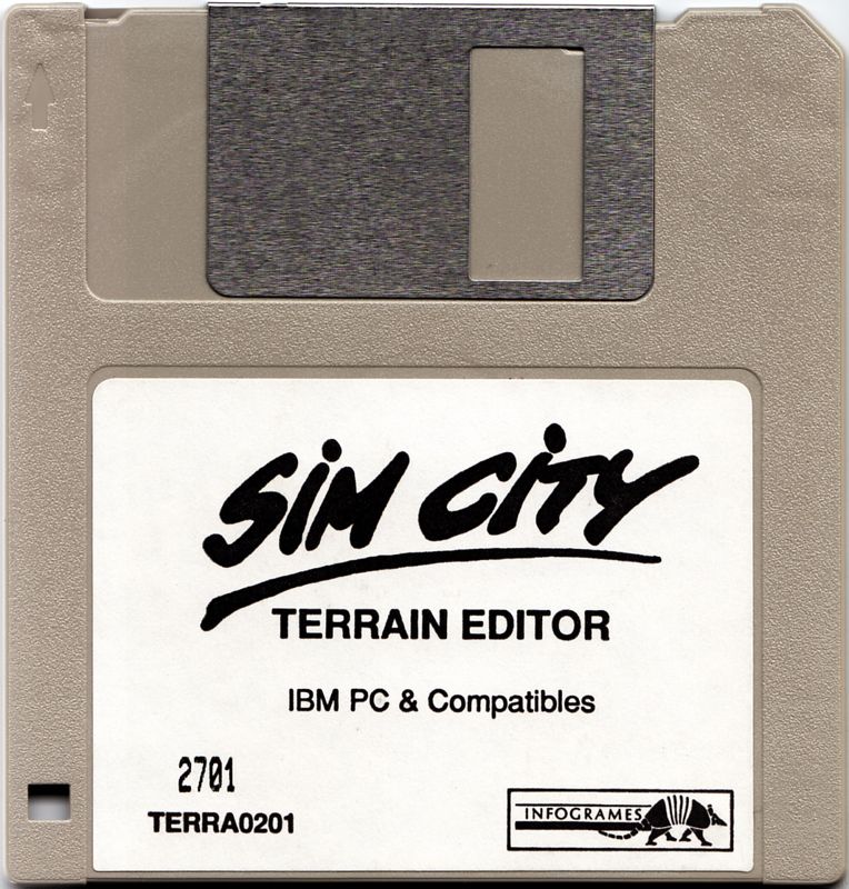 Media for SimCity De Luxe (DOS): Terrain Editor Disk