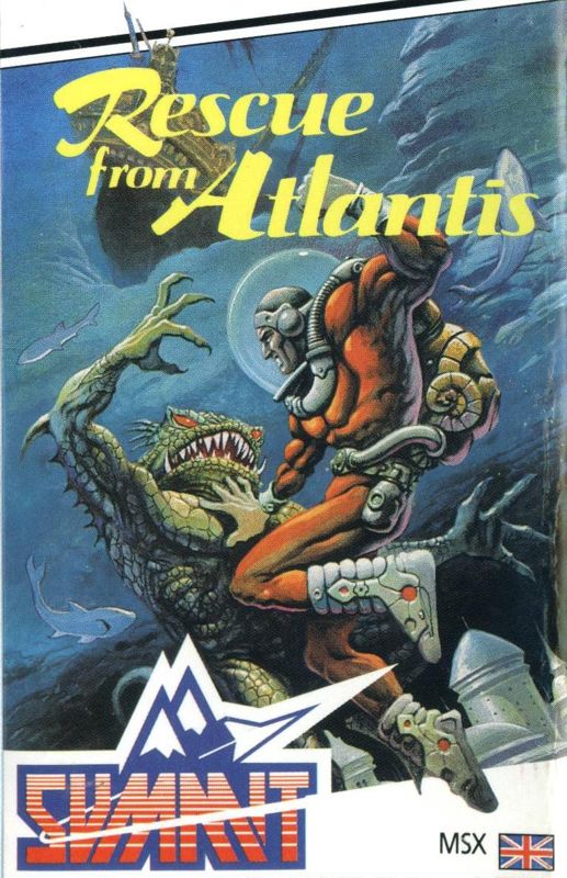 Front Cover for Rescue from Atlantis (MSX)