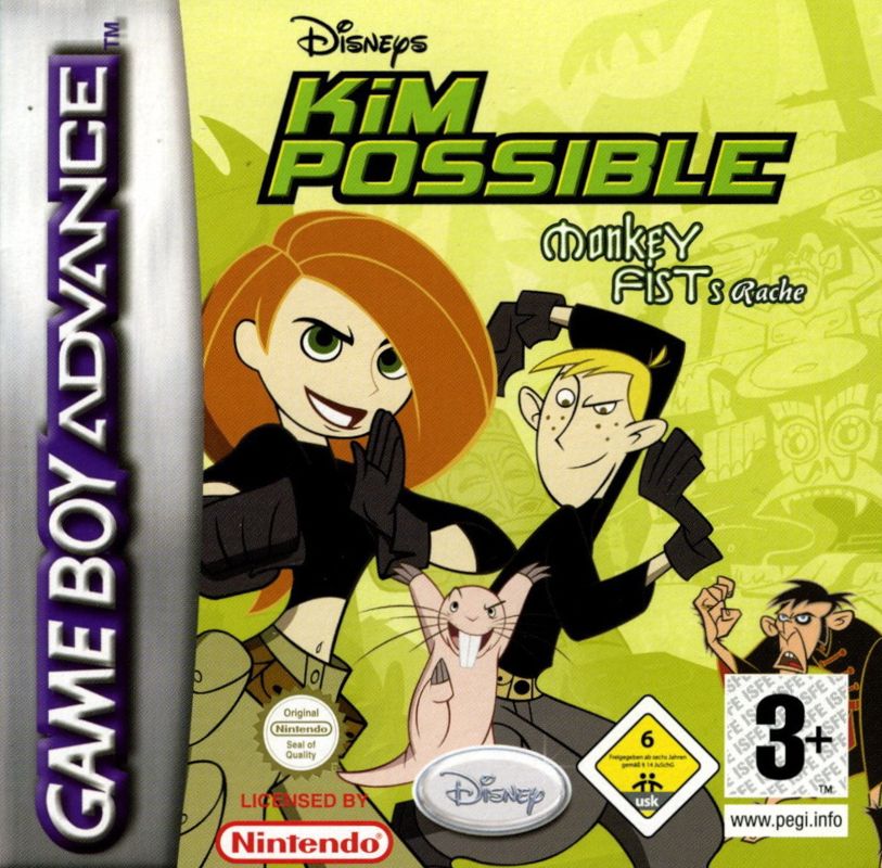 Front Cover for Disney's Kim Possible: Revenge of Monkey Fist (Game Boy Advance)