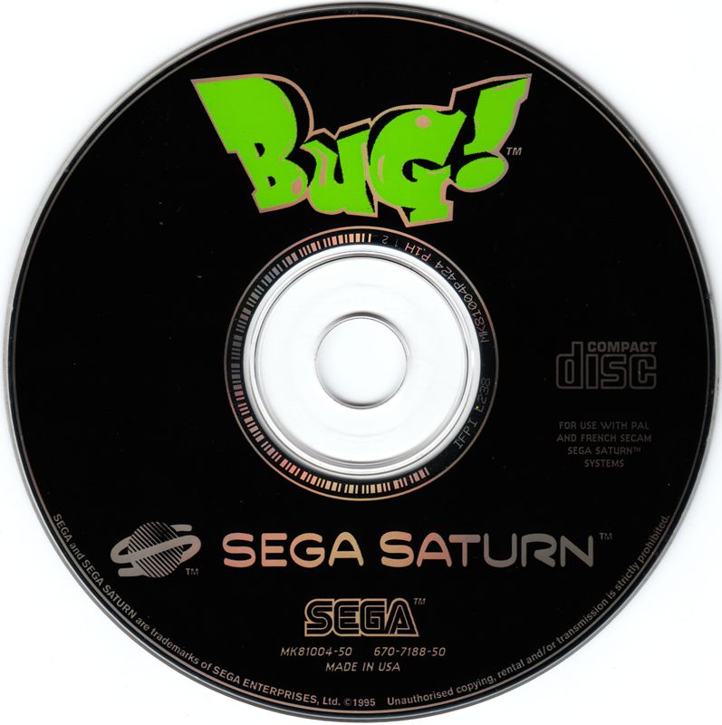 Media for Bug! (SEGA Saturn)