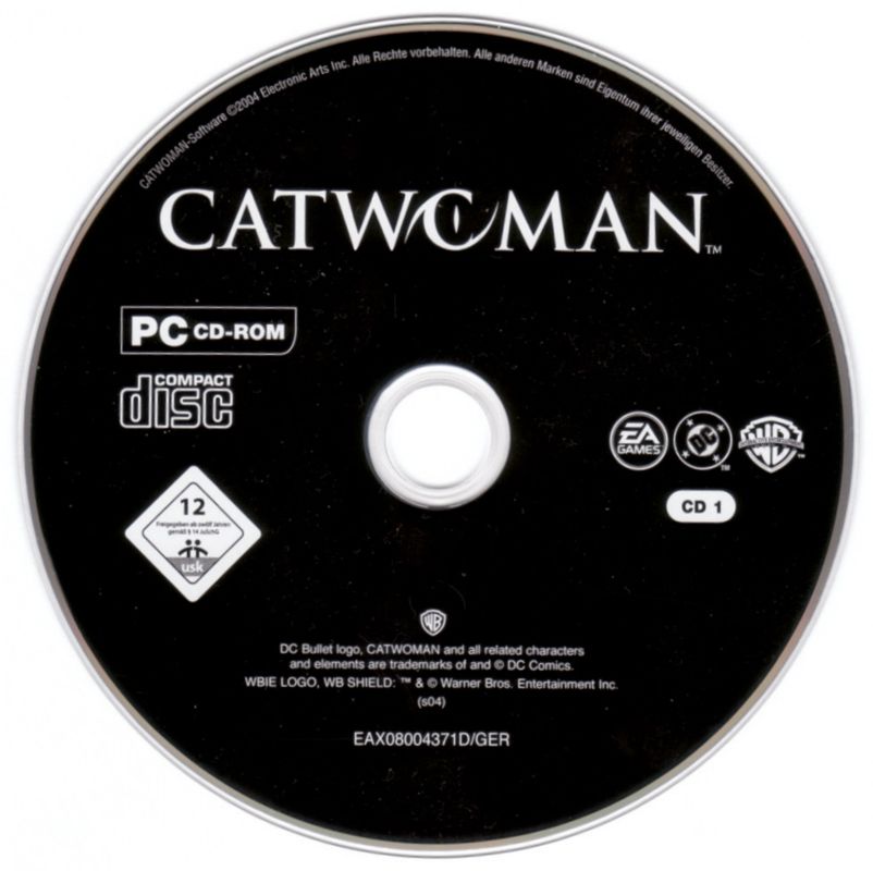 Media for Catwoman (Windows) (EA Most Wanted release): Disc 1