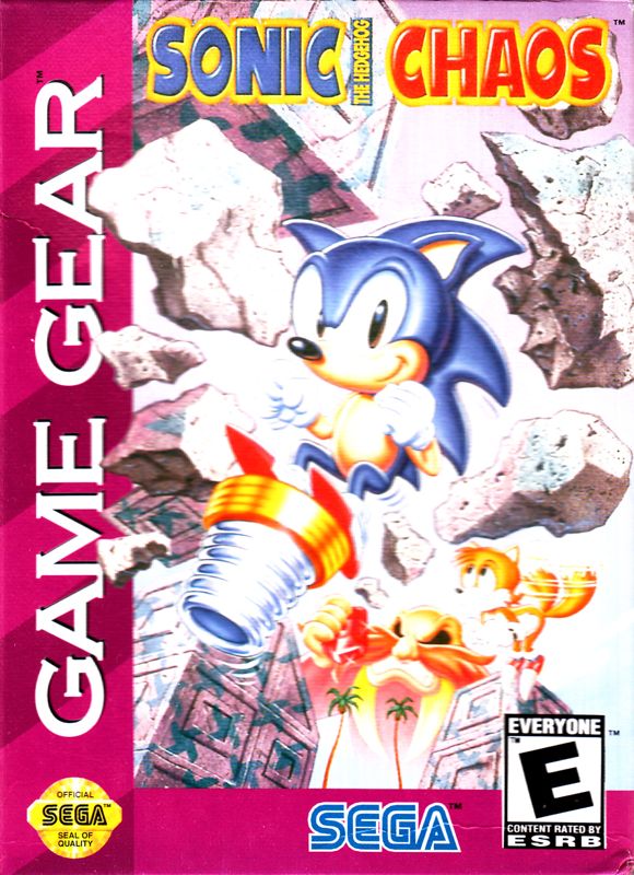 Front Cover for Sonic the Hedgehog Chaos (Game Gear) (Majesco re-release)