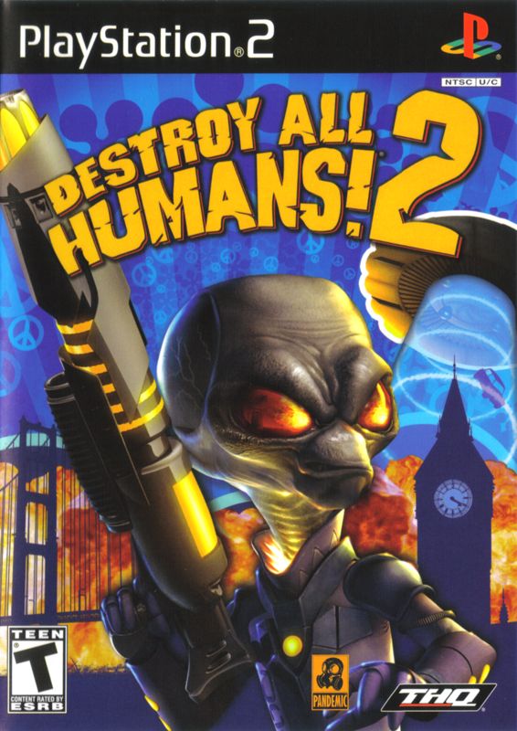 Front Cover for Destroy All Humans! 2 (PlayStation 2)