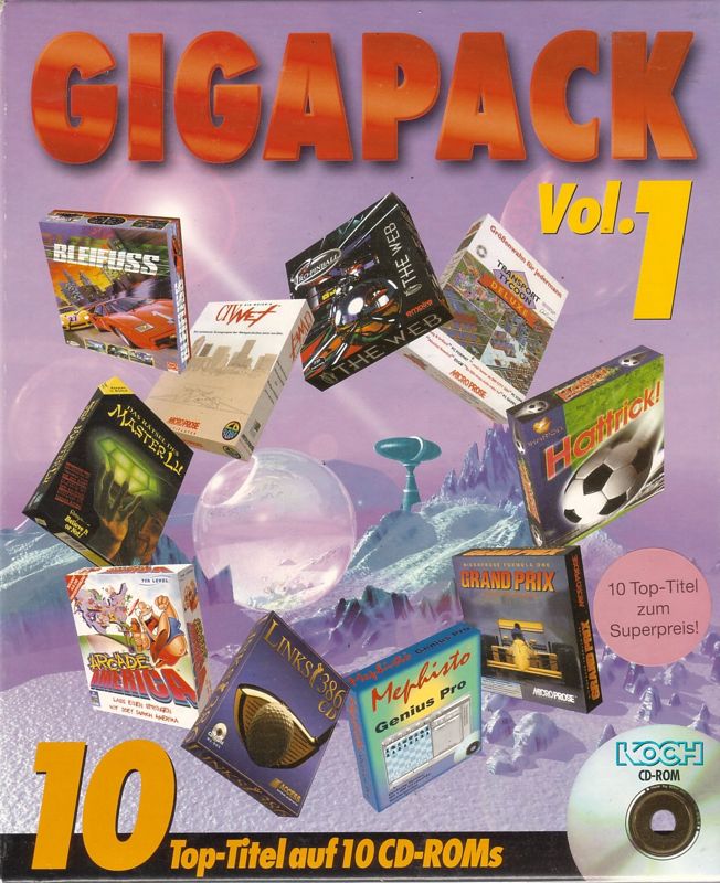 Front Cover for Gigapack Vol. 1 (DOS and Windows 3.x)