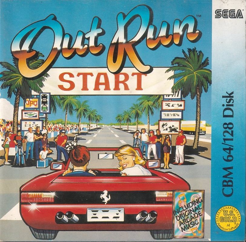 Front Cover for OutRun (Commodore 64)