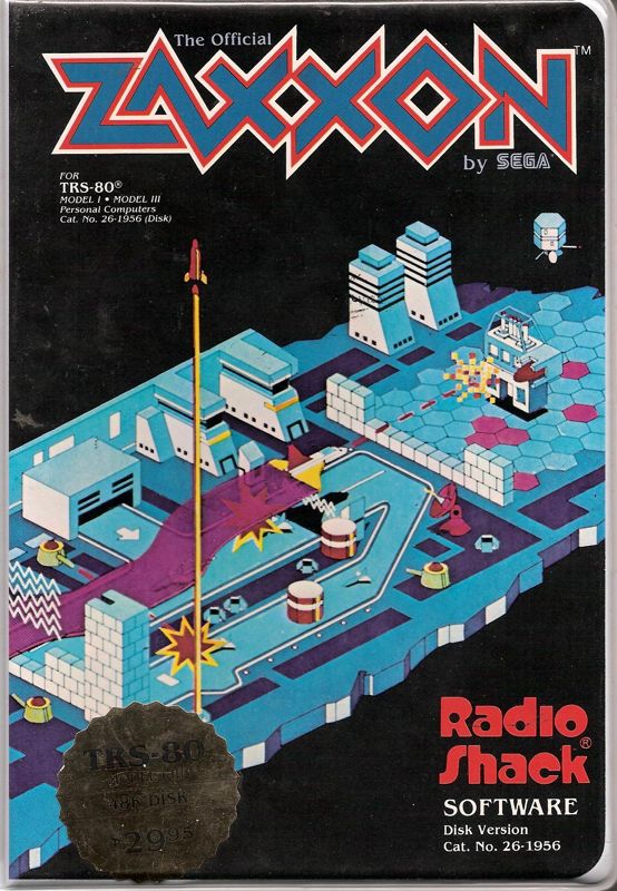 Front Cover for Zaxxon (TRS-80)