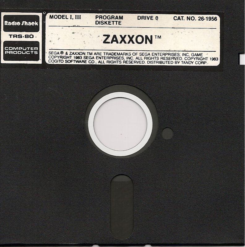 Media for Zaxxon (TRS-80)