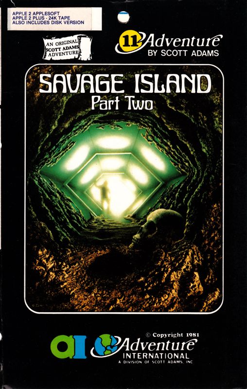 Front Cover for Savage Island Part Two (Apple II)