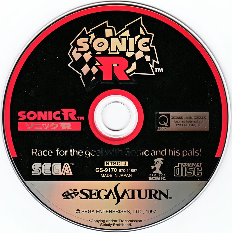 Media for Sonic R (SEGA Saturn)