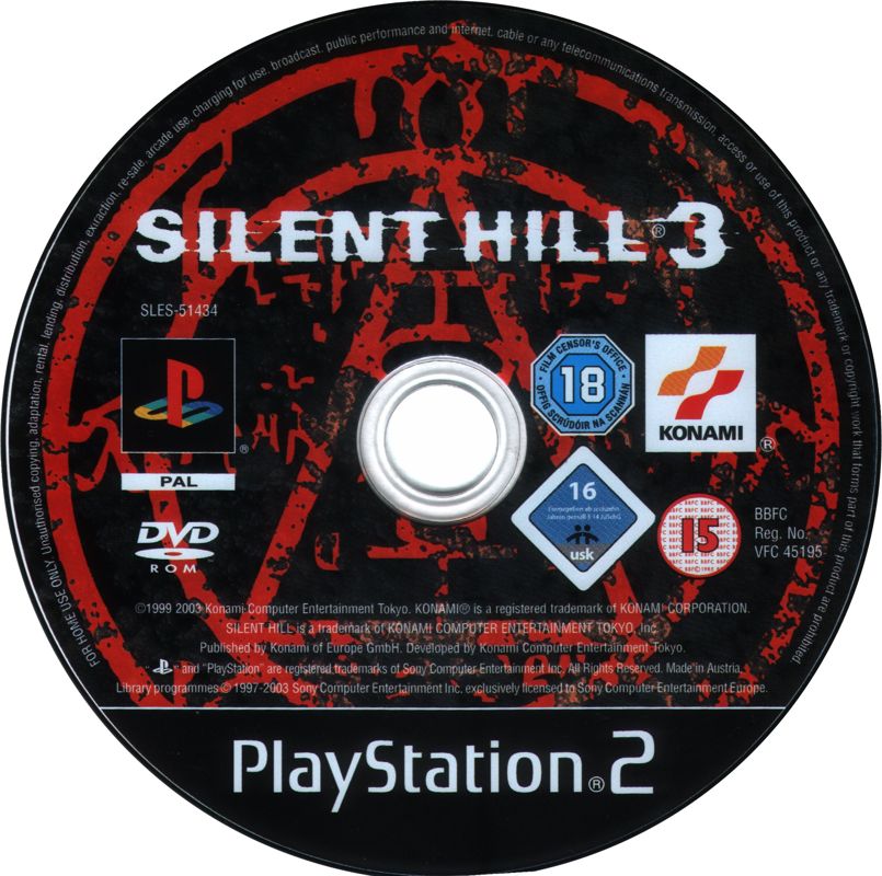 Media for Silent Hill 3 (PlayStation 2)