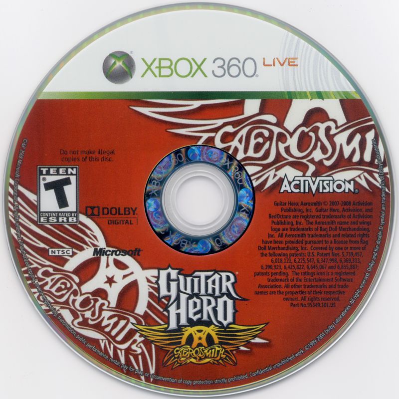 Media for Guitar Hero: Aerosmith (Xbox 360)