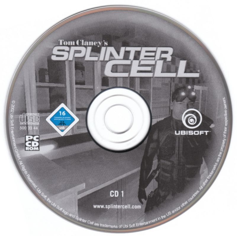 Media for Tom Clancy's Splinter Cell (Windows) (Ubisoft eXclusive release): Disc 1