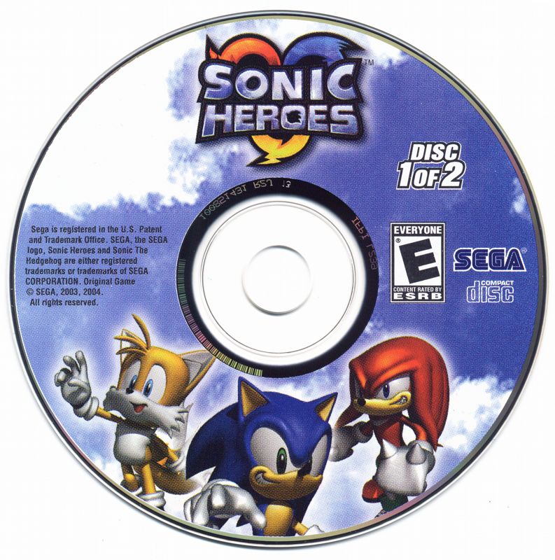 Media for Sonic Heroes (Windows): Disc 1