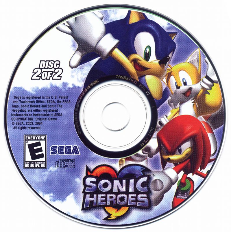 Media for Sonic Heroes (Windows): Disc 2