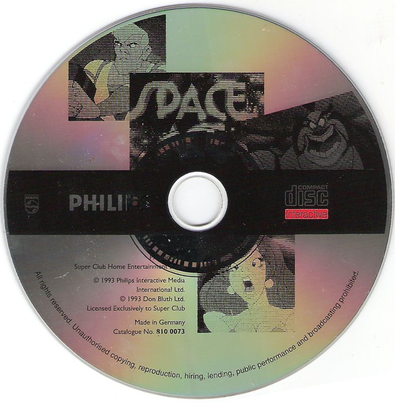 Media for Space Ace (CD-i)