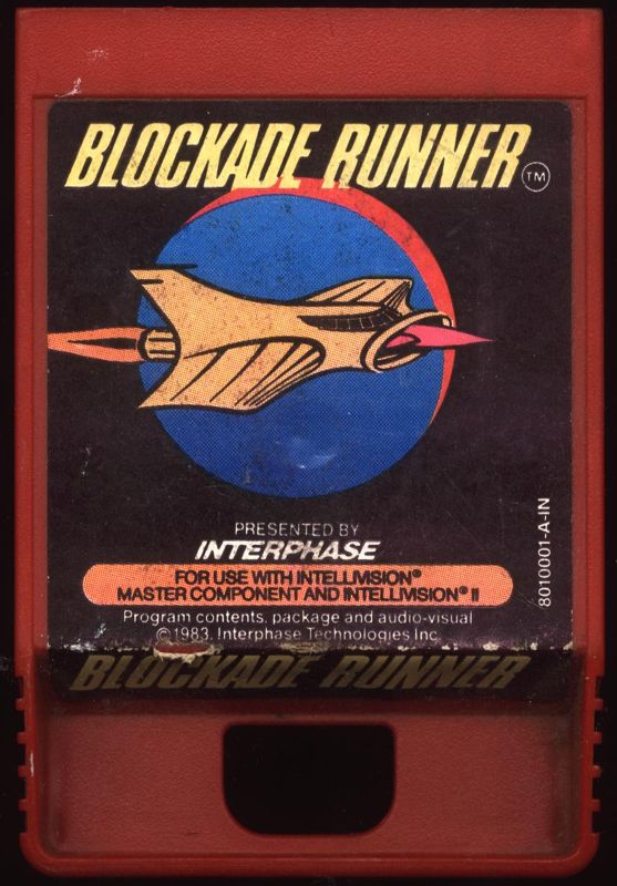 Media for Blockade Runner (Intellivision)