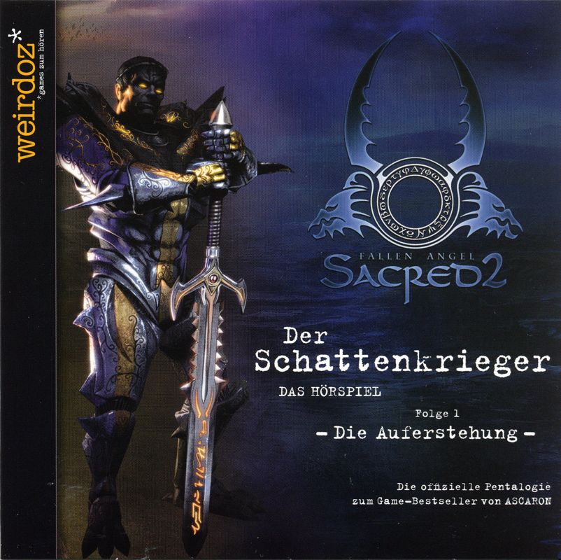 Extras for Sacred 2: Fallen Angel (Collector's Edition) (Windows): Audiobook - Sleeve - Front