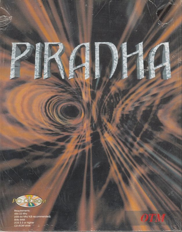 Front Cover for Piranha (DOS)