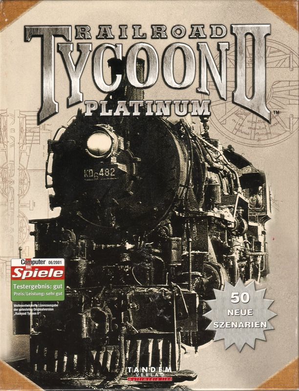 Front Cover for Railroad Tycoon II: Platinum (Windows) (Tandem Verlag release)