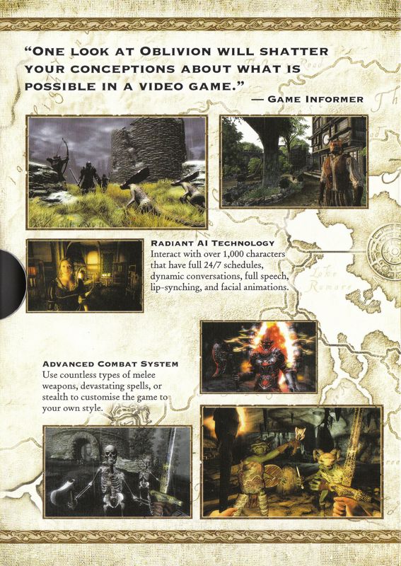 The Elder Scrolls IV: Oblivion cover or packaging material - MobyGames