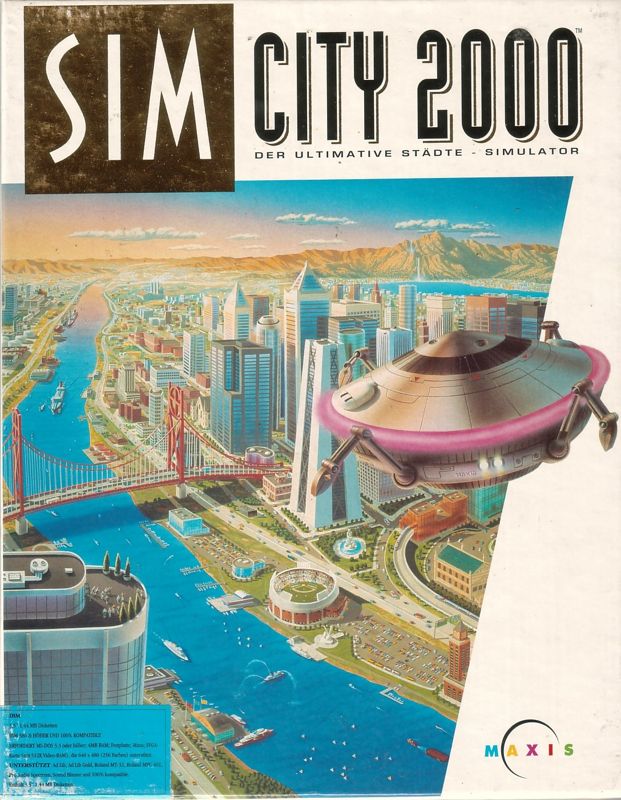 Front Cover for SimCity 2000 (DOS) (3.5" Disk Release)