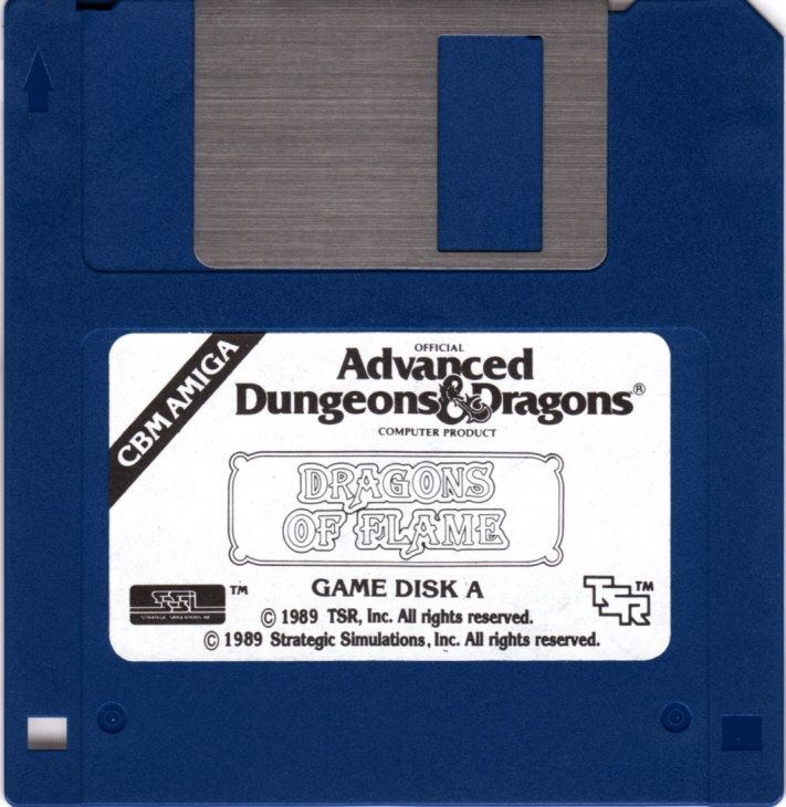 Media for Dragons of Flame (Amiga)