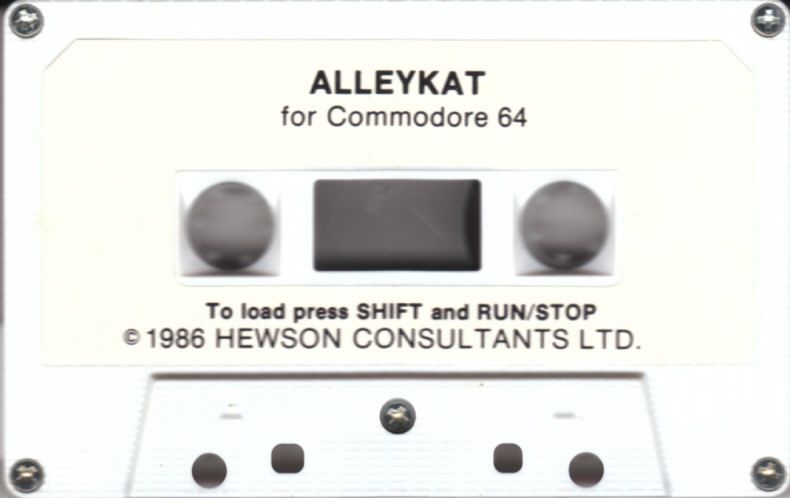 Media for Alleykat (Commodore 64)