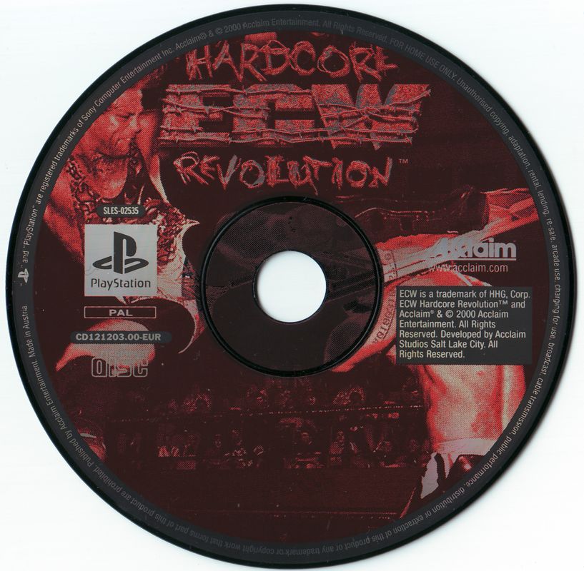 Media for ECW Hardcore Revolution (PlayStation)