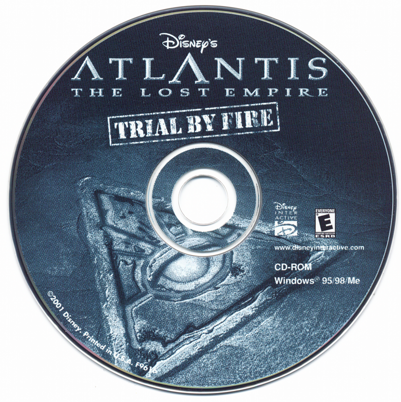 Media for Disney's Atlantis: The Lost Empire - Trial by Fire (Windows)