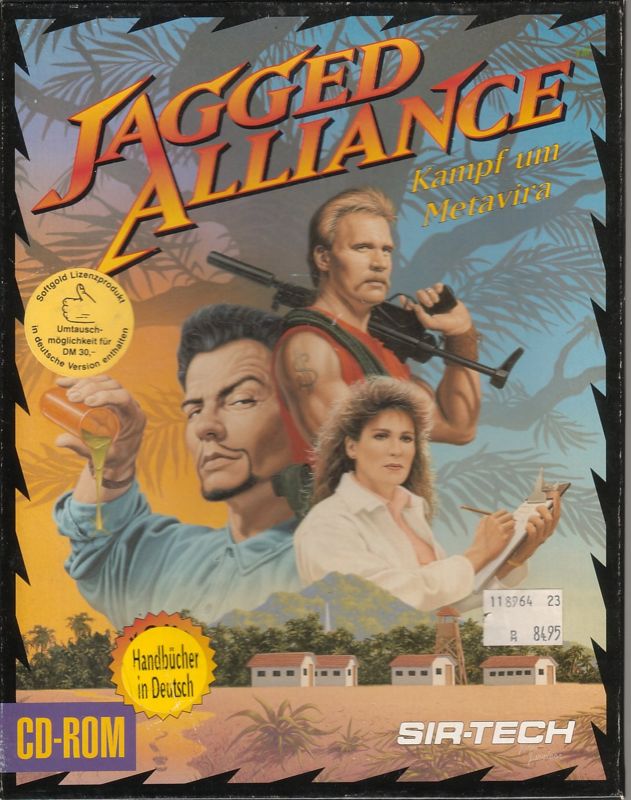 Front Cover for Jagged Alliance (DOS) (First release)