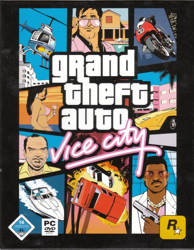 Front Cover for Grand Theft Auto: Vice City (Windows) (Software Pyramide release)