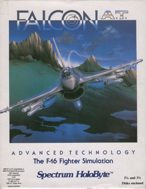 Front Cover for Falcon A.T. (DOS) (Dual-media release)