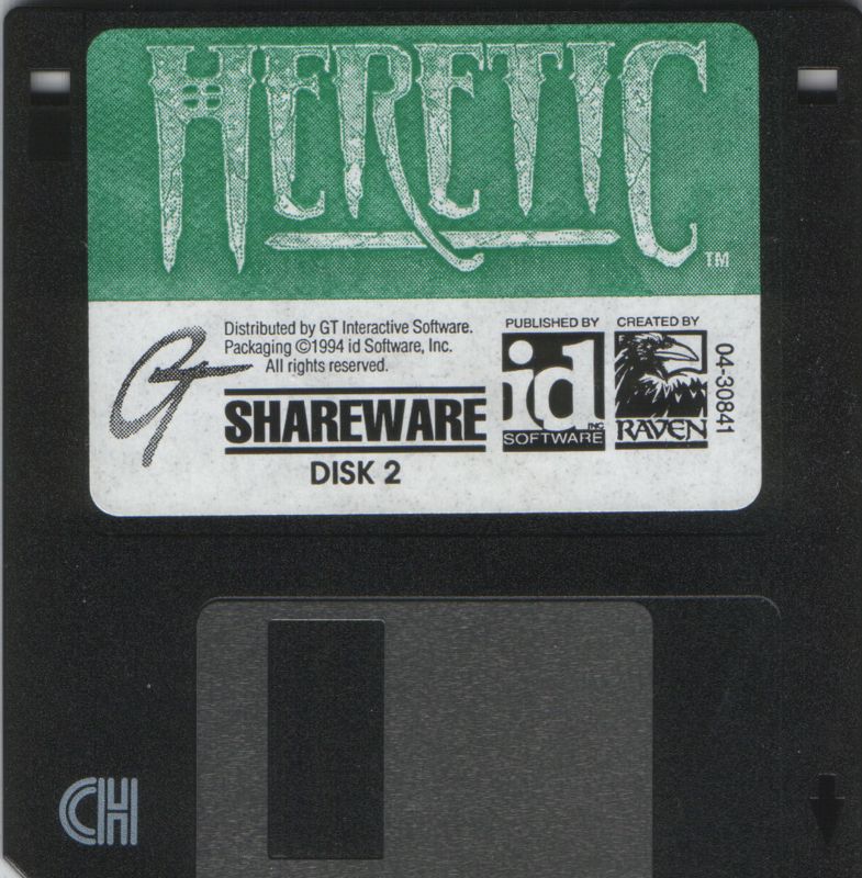 Media for Heretic (DOS) (Shareware version): Disk 2/2