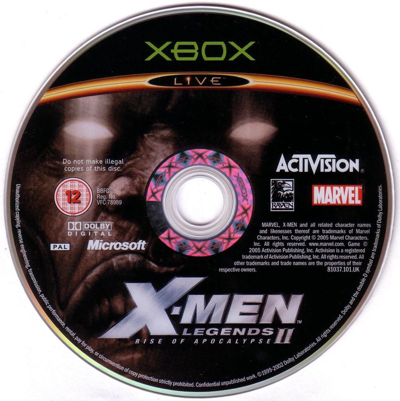 Media for X-Men: Legends II - Rise of Apocalypse (Xbox)