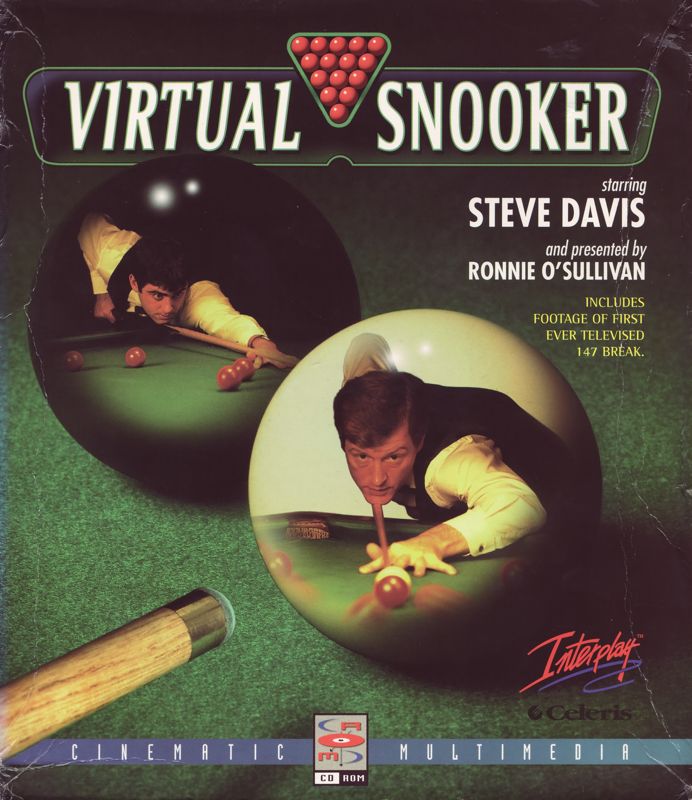 Front Cover for Virtual Snooker (DOS)