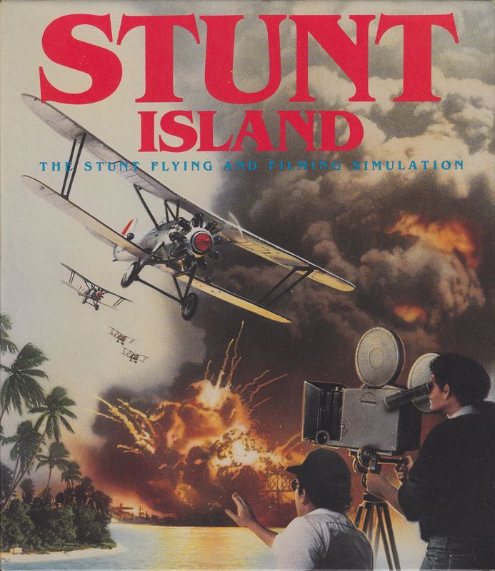 Front Cover for Stunt Island (DOS) (Alternate disk artwork)