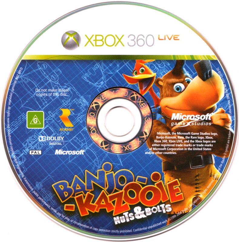 Banjo-Kazooie: Nuts & Bolts cover or packaging material - MobyGames