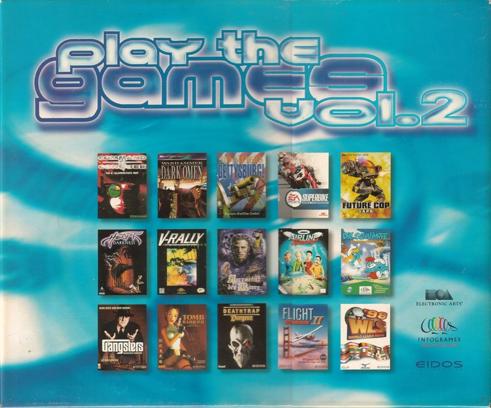 Front Cover for Play the Games Vol. 2 (DOS and Windows)
