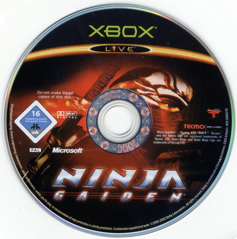 Media for Ninja Gaiden (Xbox)