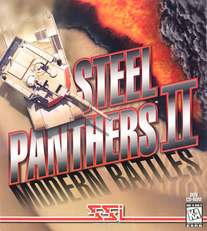 Front Cover for Steel Panthers II: Modern Battles (DOS)