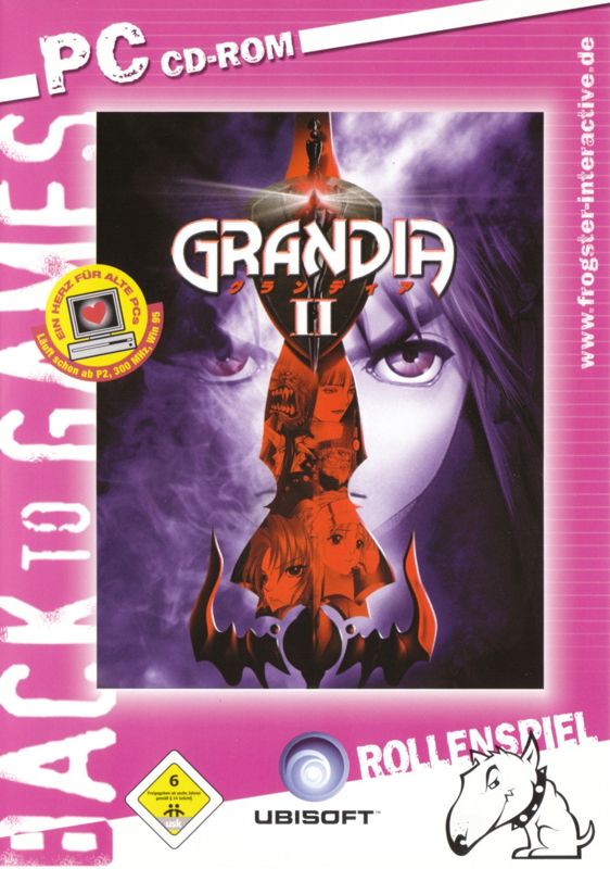 Front Cover for Grandia II (Windows) (Back to Games release)