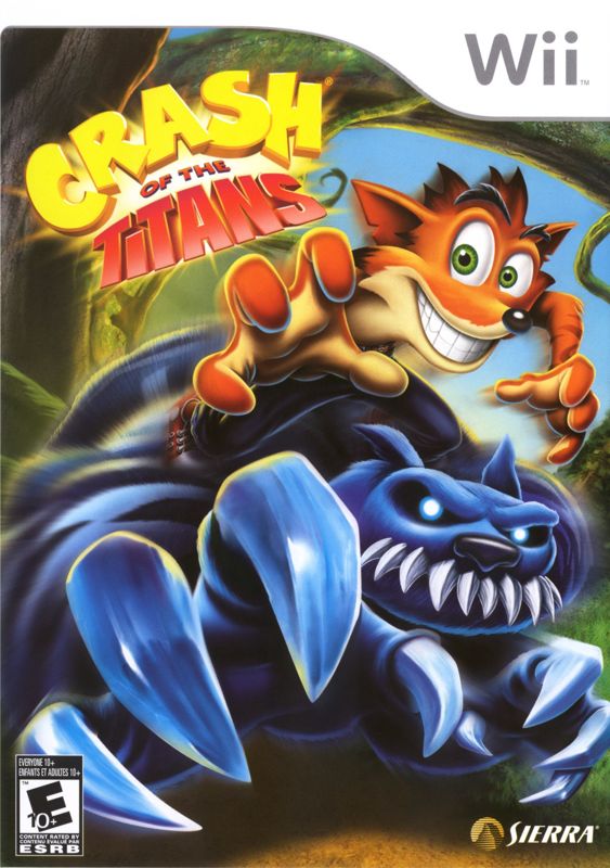 Front Cover for Crash of the Titans (Wii)