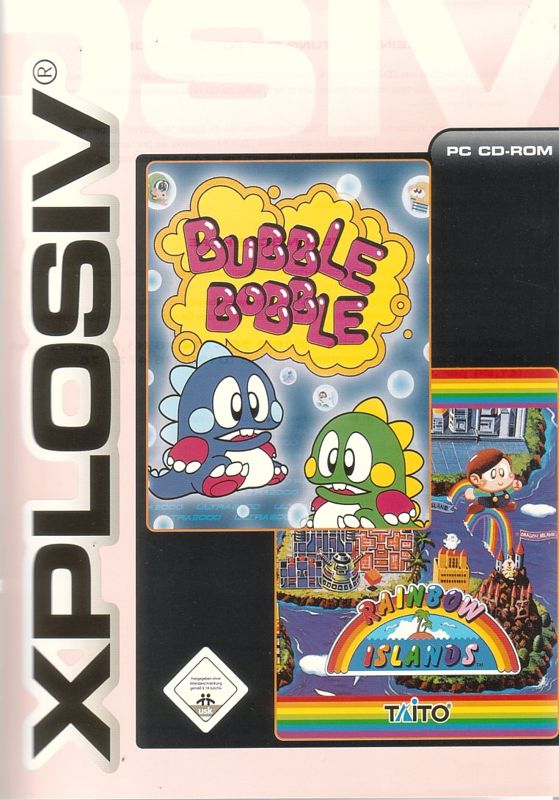Front Cover for Bubble Bobble also featuring Rainbow Islands (Windows) (Xplosiv release)