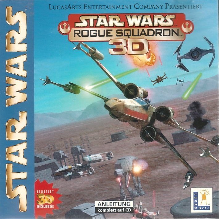 Front Cover for Star Wars: Rogue Squadron 3D (Windows) (Re-release)